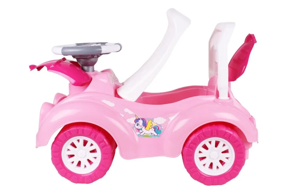 car ride-on 6658 pink sounds, horn - slika 5
