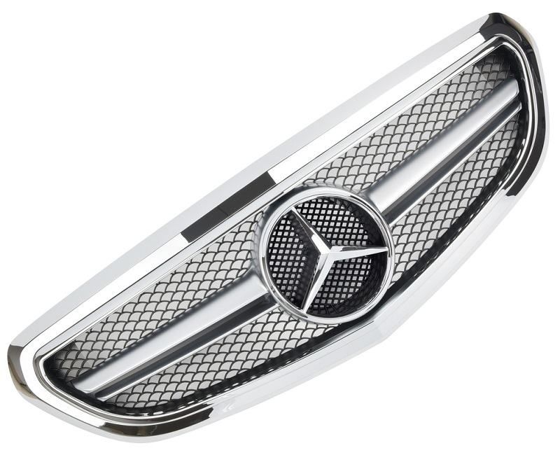 maska za mercedes e klasa w212 2013-2016 avantgarde krom dizajn - slika 3