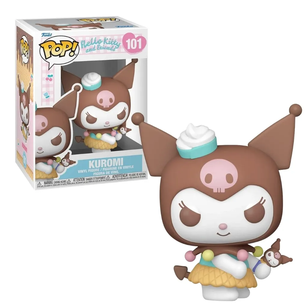 funko pop! sanrio: hello kitty and friends – kuromi (ice cream) #101 - slika 3
