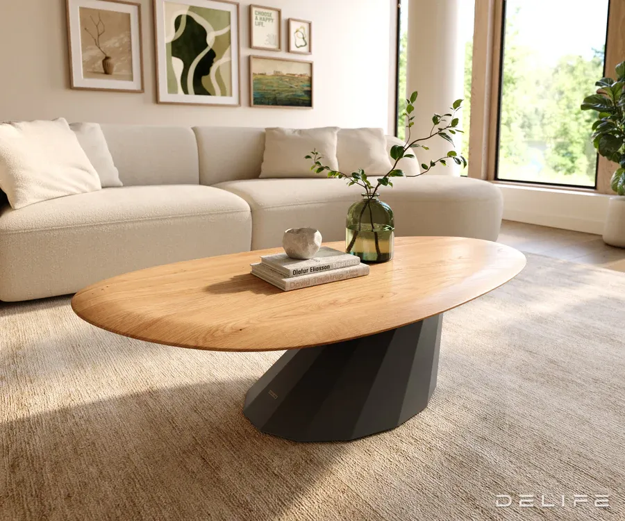 Klub stolić Edge 140x75cm, Materijal: Hrast - Čakovec