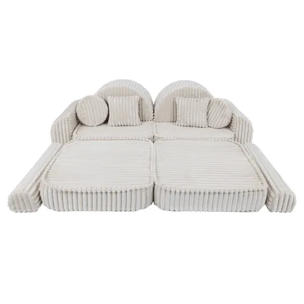 modularna sofa - bijela - slika 10