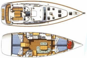 !!!najam jedrilice beneteau oceanis clipper 473,murter,video!! - slika 13