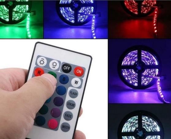 najjeftinija led traka u boji +daljinski + adapter + rgbboje + račun - slika 4