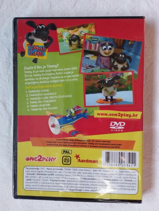timmy time dvd 1 - timmyjev avion - slika 2