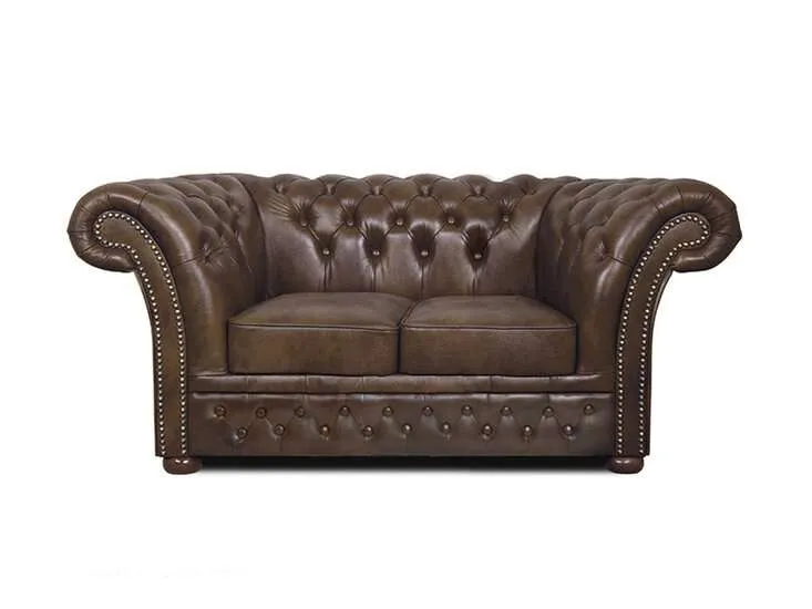 Chesterfield Dvosjed Winfield Basic Luxe Leather | 2-sjedišta - Ježdovec, Zagreb