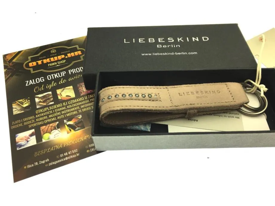 kožni privjesak leibeskind / r1, rate !! - slika 2