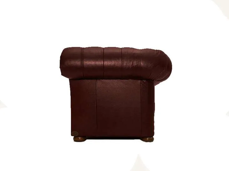 chesterfield kutna garnitura first class leather | cloudy red - slika 2