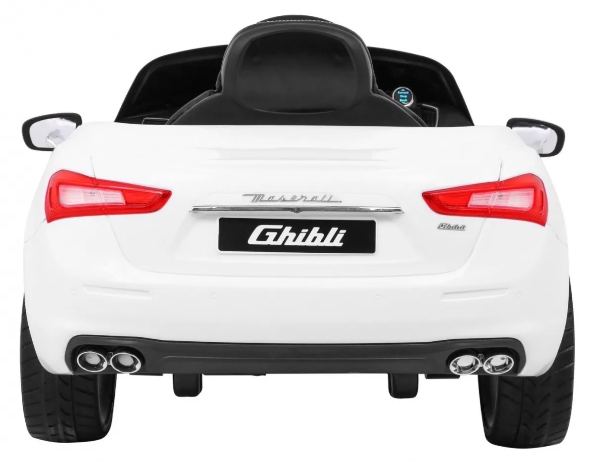 licencirani auto na akumulator maserati ghibli - bijeli - slika 5