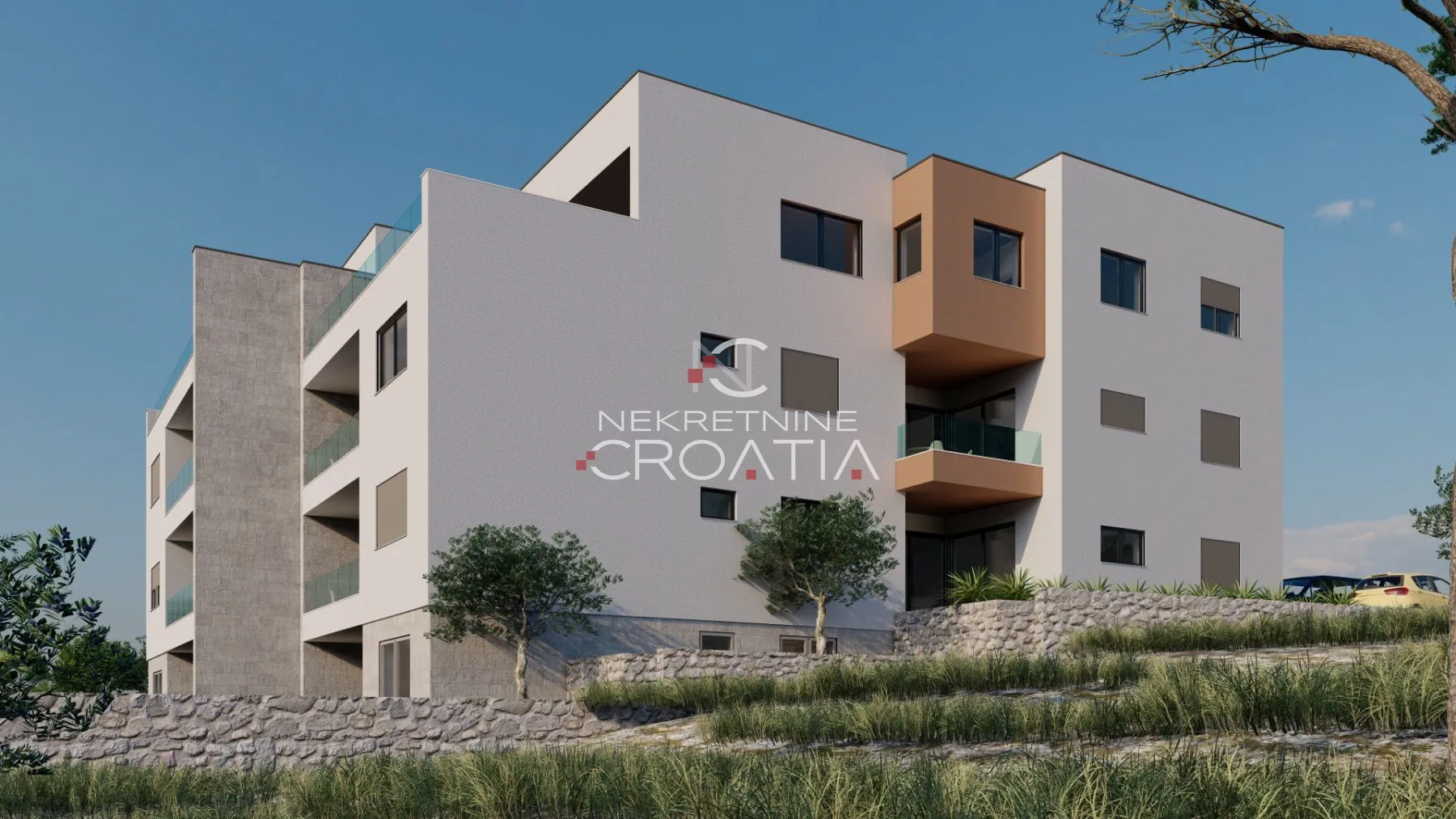 novogradnja, žaborić, 150m od mora i plaže - slika 7