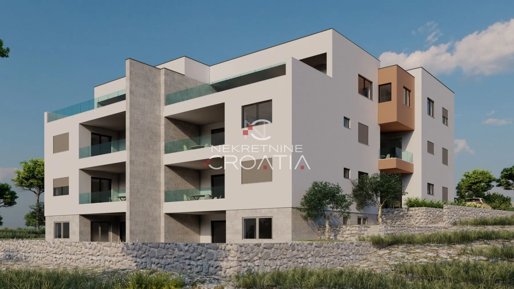 novogradnja, žaborić, 150m od mora i plaže - slika 5
