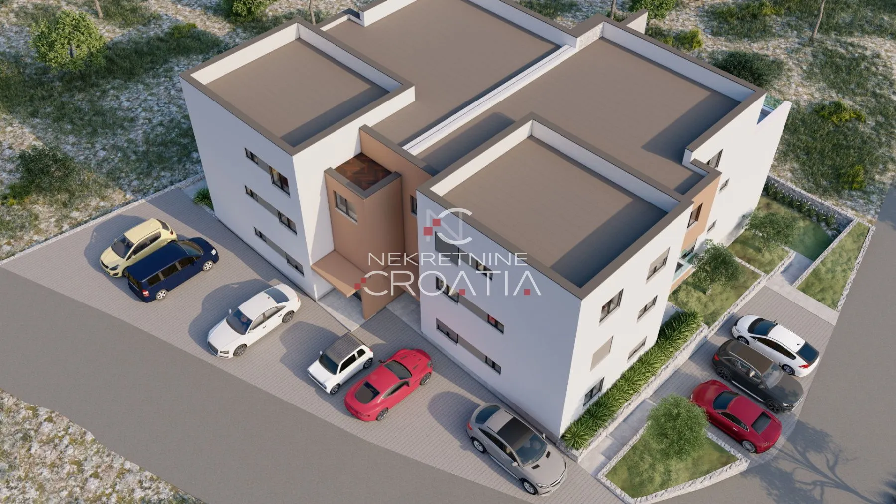 novogradnja, žaborić, 150m od mora i plaže - slika 3