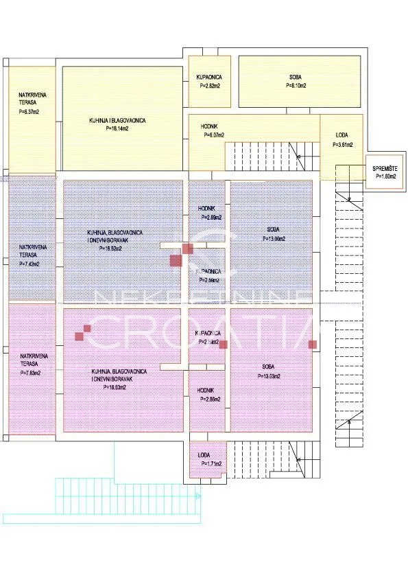 prizna: 1. red do mora, 3 apartmana! - slika 31