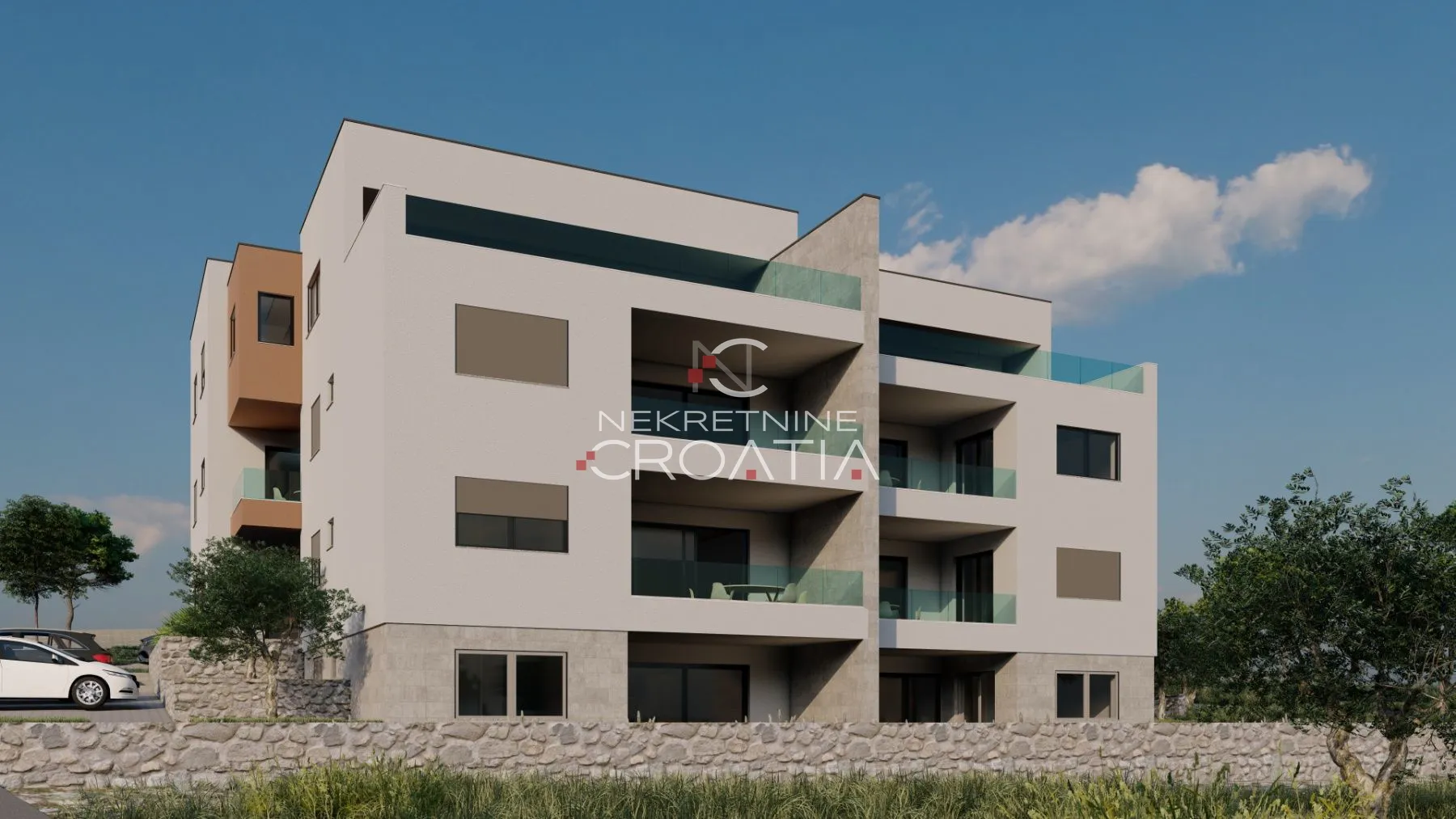 novogradnja, žaborić, 150m od mora i plaže - slika 2