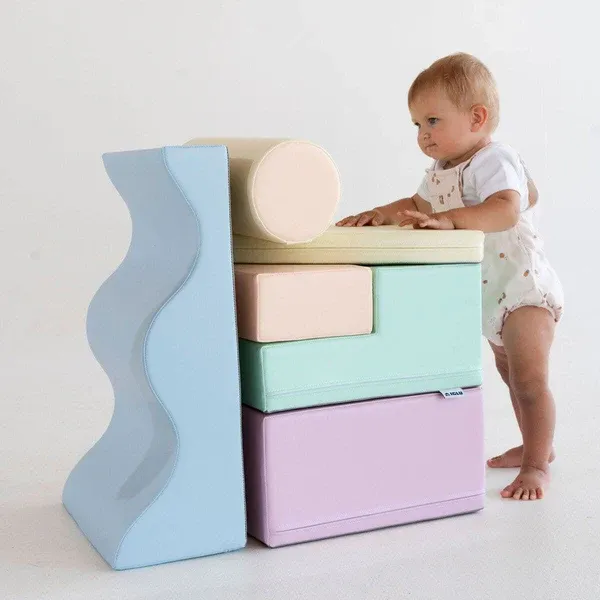 set od 6 pjenastih blokova soft play - svijetlo pastelna boja explorer - slika 29