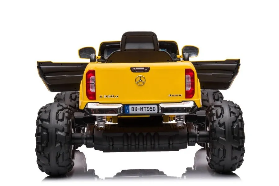 licencirani auto na akumulator mercedes dk-mt950 4x4 - žuti/lakirani - slika 7