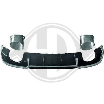 zadnji difuzor+nastavci auspuha za audi a3 12-16 g- s3/rs3 dizajn - slika 2