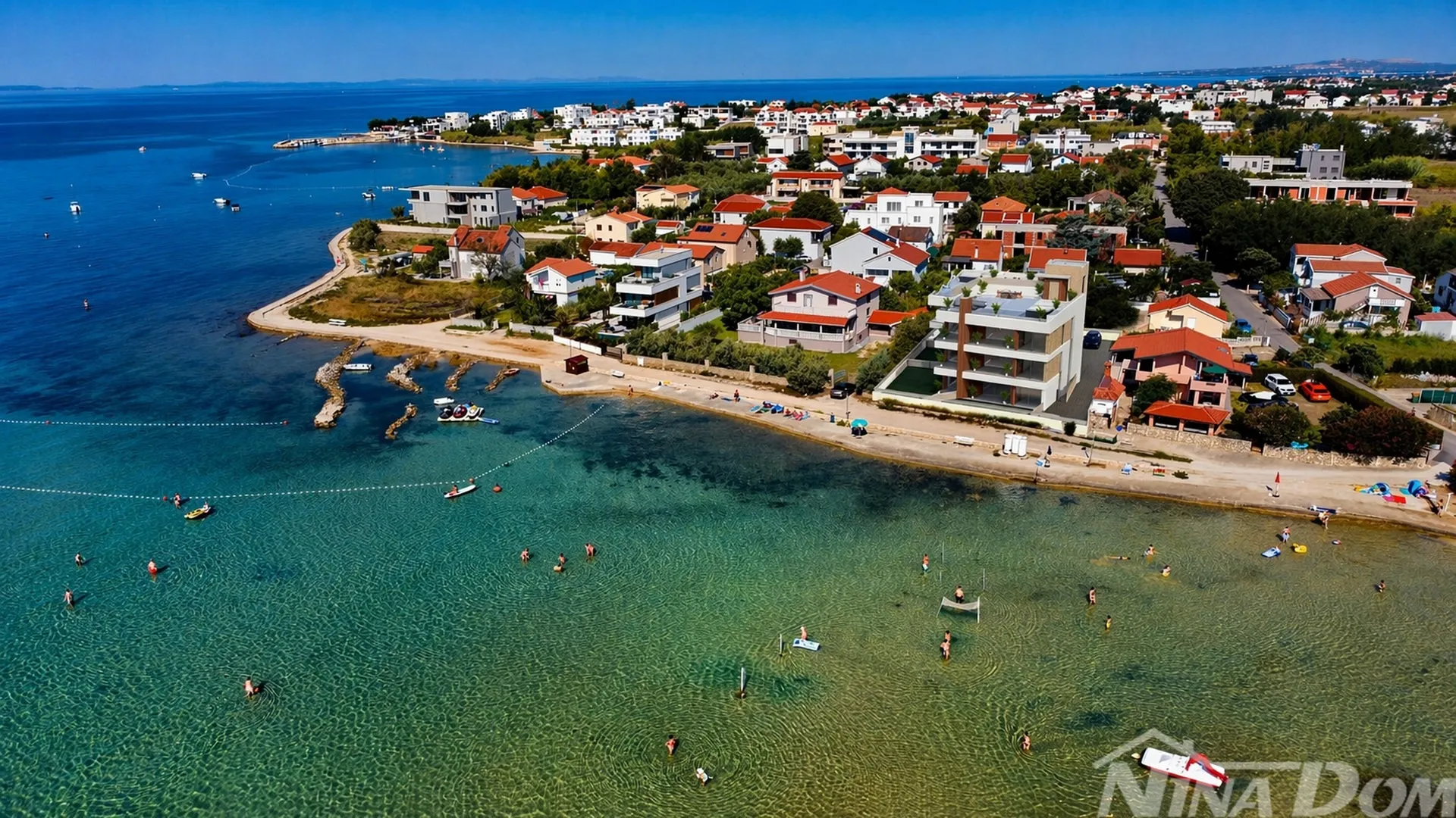 Privlaka Dalmacija - dvosobni luksuzan stan- prvi red do mora ( S4 ) - Privlaka, Privlaka