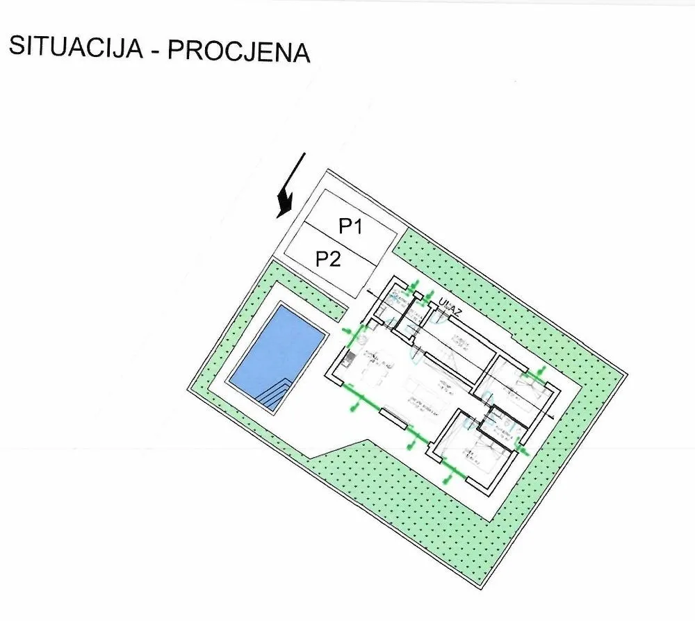 građevinsko zemljište 400 m2 s idejnim projektom. - slika 6
