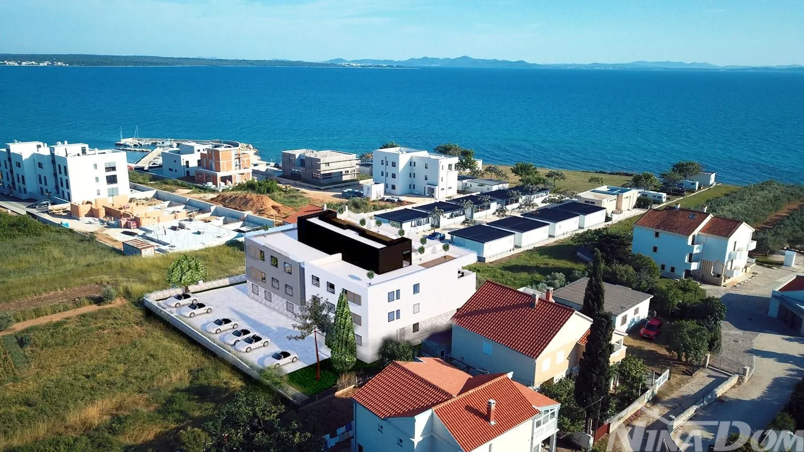 Luksuzna Apartmanska Zgrada - Drugi Red Od Mora - Pogled Na More - Privlaka, Privlaka