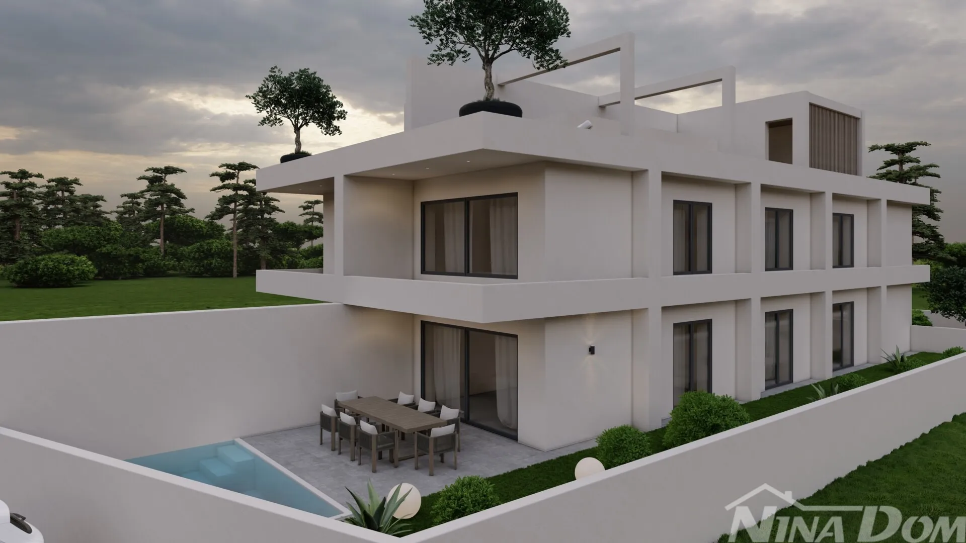 novogradnja apartman u prizemlju s bazenom 1 red do mora - slika 8