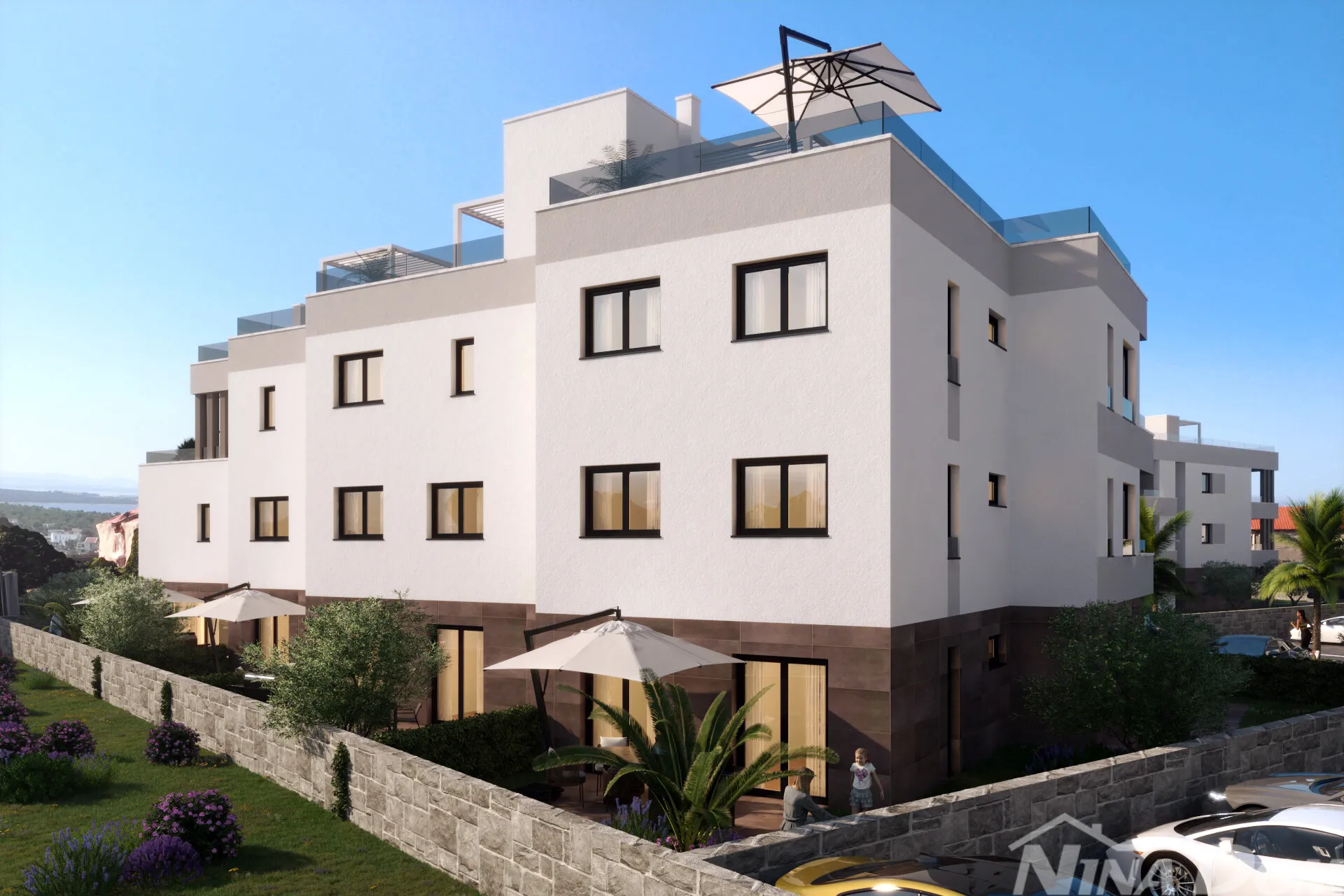 moderan apartman s vrtom uz more-hrvatska – zadarska rivijera - slika 2