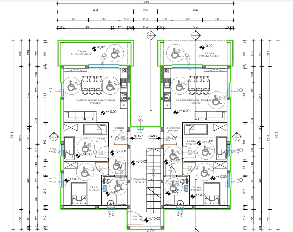 ražanac, apartmani u izgradnji, blizina mora i svih sadržaja. - slika 10