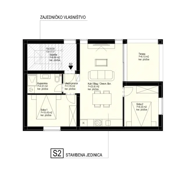vir- novogradnja- dvosban apartman ( s2 ) cca 400 m od mora - slika 12
