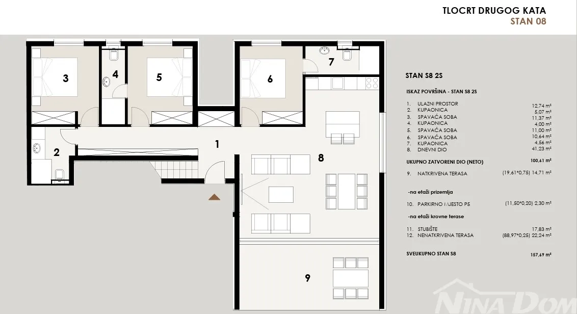 penthouse- privlaka dalmacija- hrvatska - slika 7