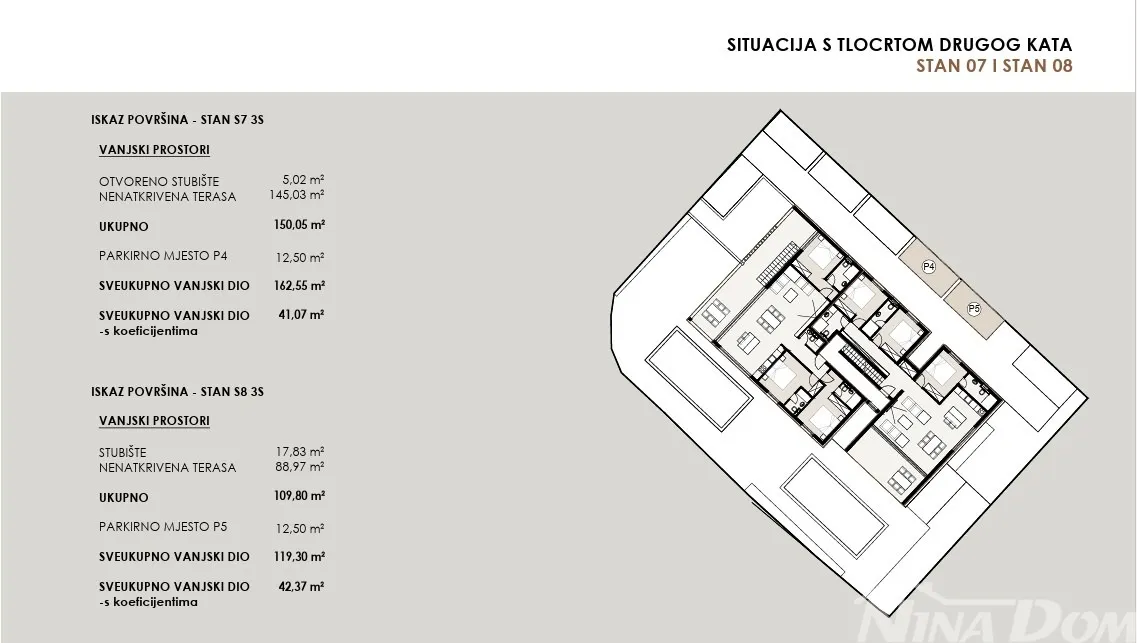 hrvatska, privlaka dalmacija- luksuzna penthouse- 60 metara od mora - slika 11