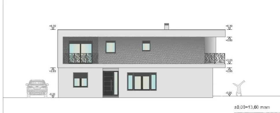 villa s bazenom u izgradnji, mogućnosti kombinacije - slika 7