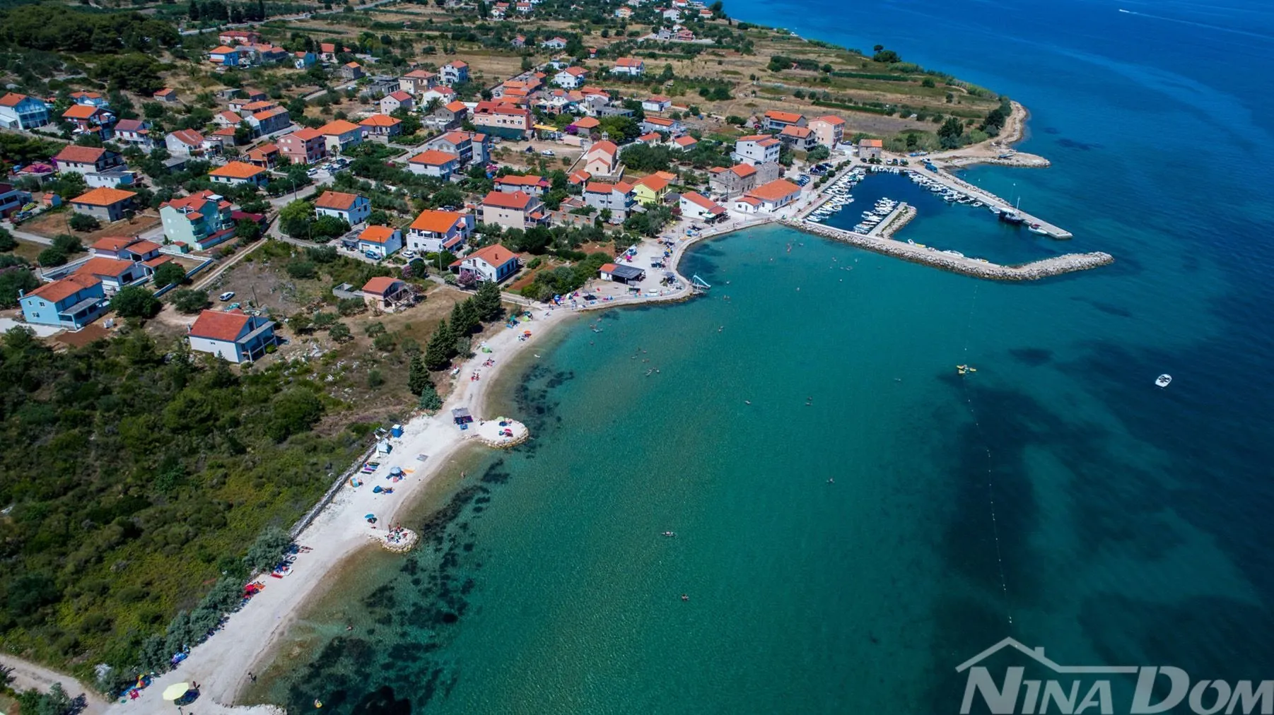 Atraktivno zemljište 2.red od mora - Dobropoljana, Pašman