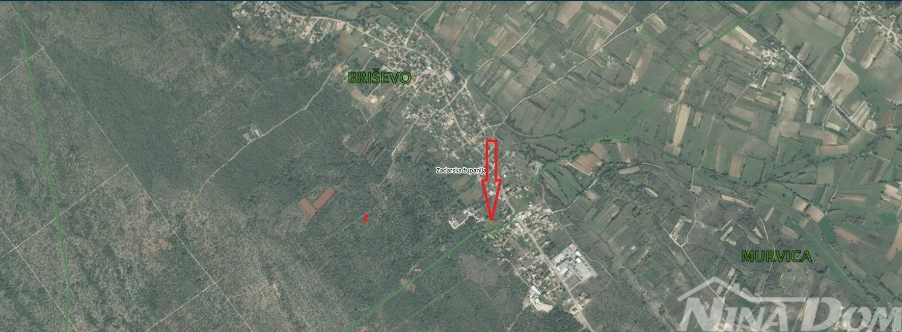 Građevinsko zemljište nadomak Zadra Mir i Priroda Savršena Lokacija - Briševo, Poličnik