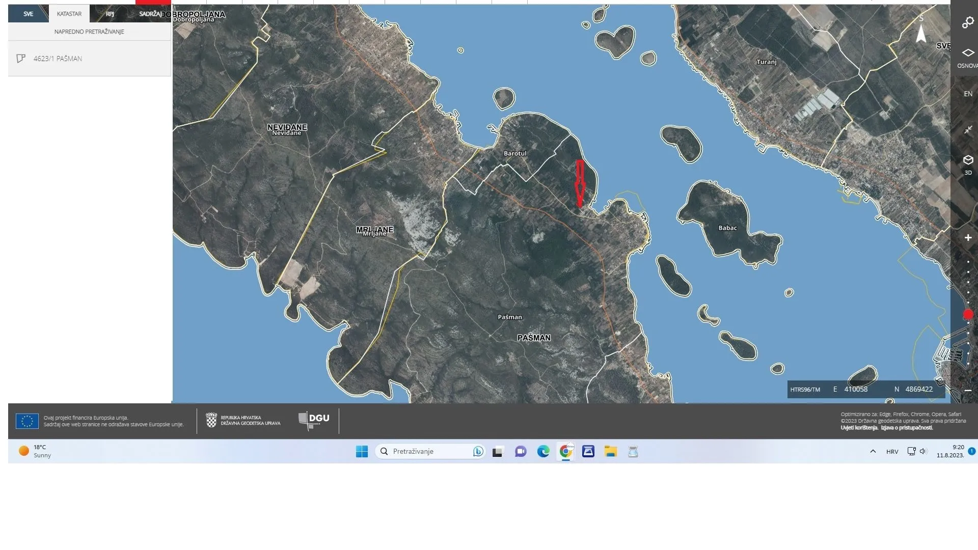 građevinsko zemljište idealno za 4 vile 100 m od pješćane plaže - slika 3