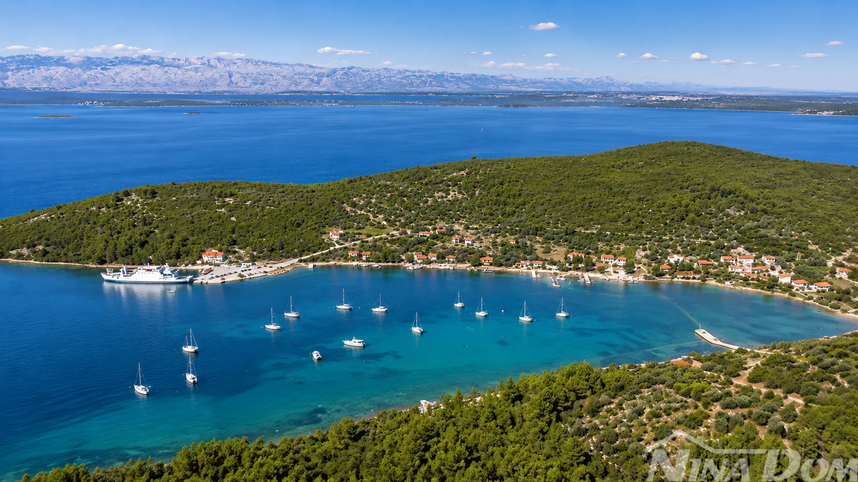 Hrvatska – Dugi otok | 1. red do mora građevinsko zemljišta Opis: - Brbinj, Sali
