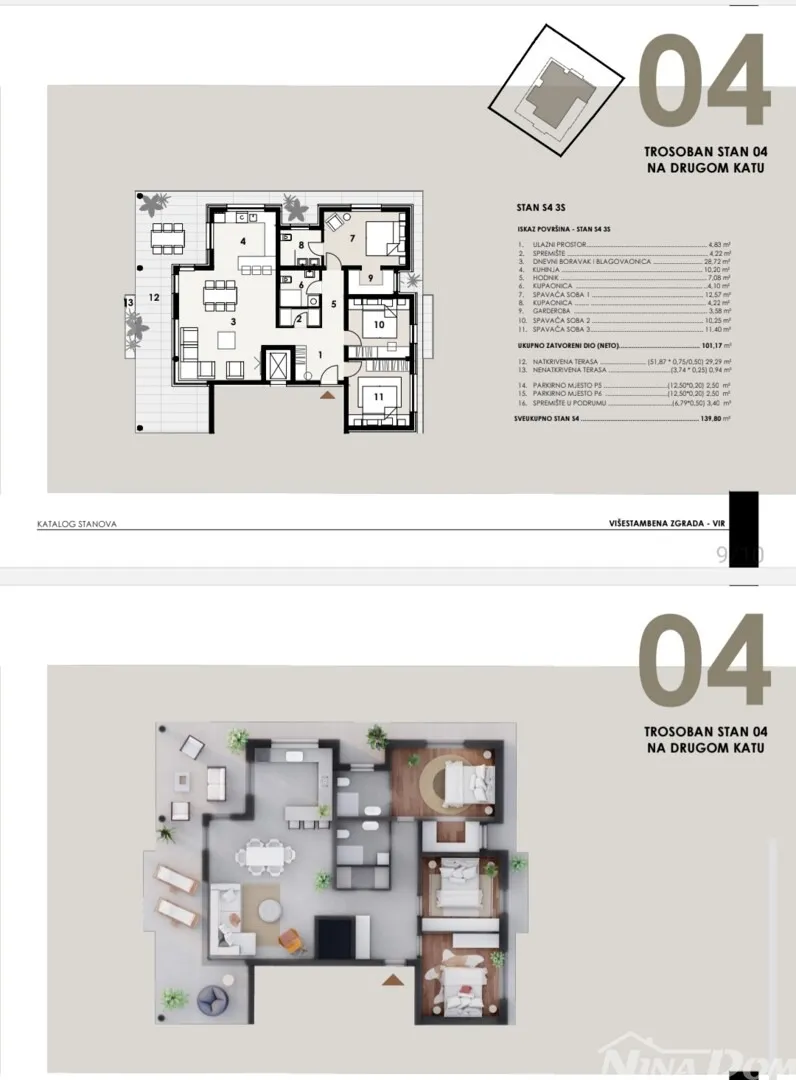 apartman u izgradnji 2 kat, 100 met.do mora - slika 2