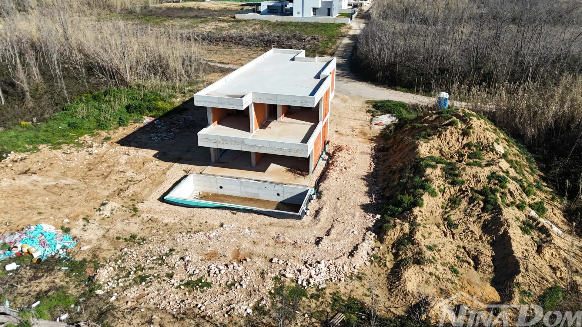 privlaka - zadar - moderna vila u izgradnji 700 m od mora - slika 12