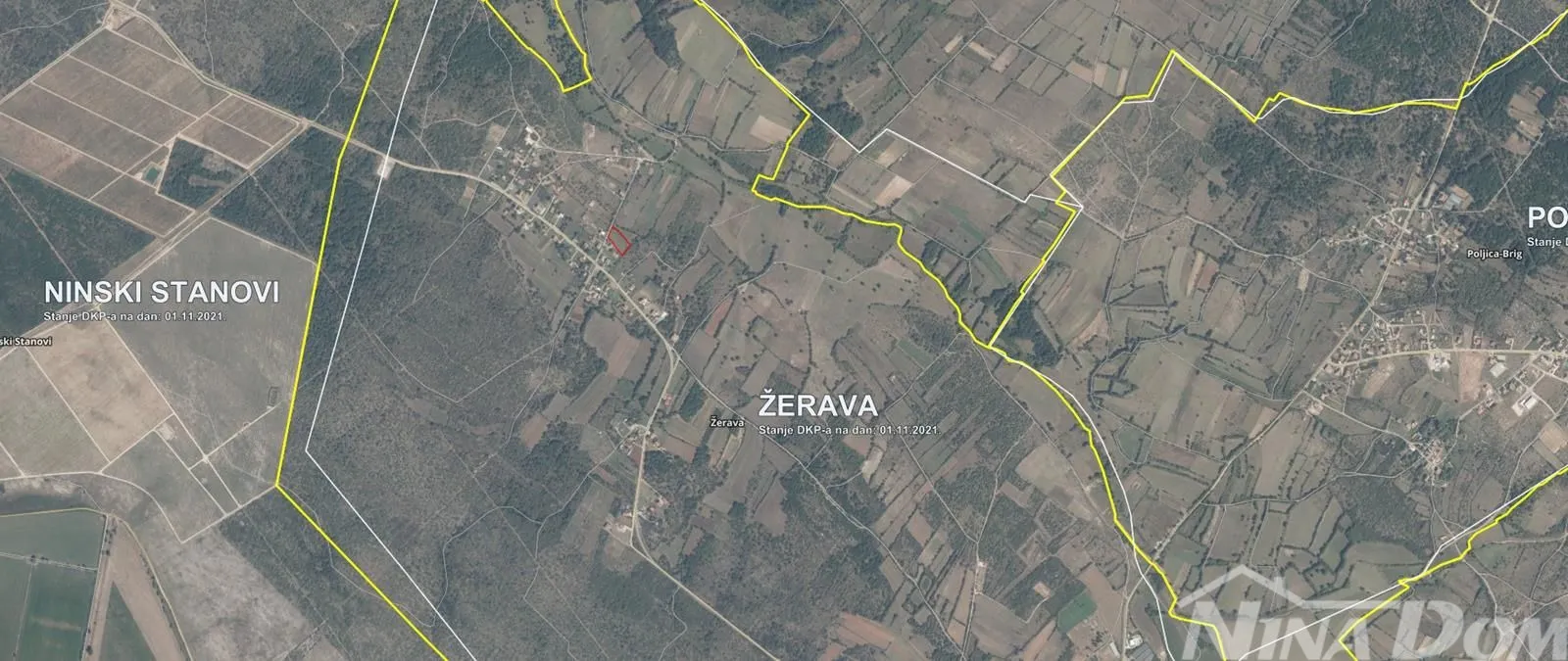 Zemljište Prodaja Žerava 4196 m2 - Žerava, Nin