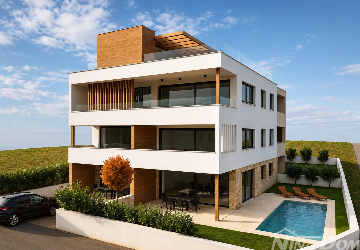hrvatska, privlaka dalmacija- luksuzna penthouse- 60 metara od mora - slika 3