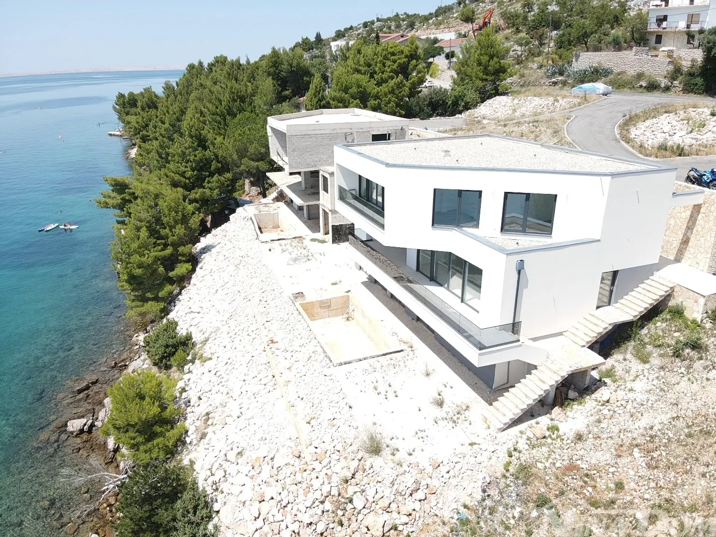 Ekskluzivne 2 vile u 1. redu do mora – Starigrad, Dalmacija - Starigrad, Starigrad