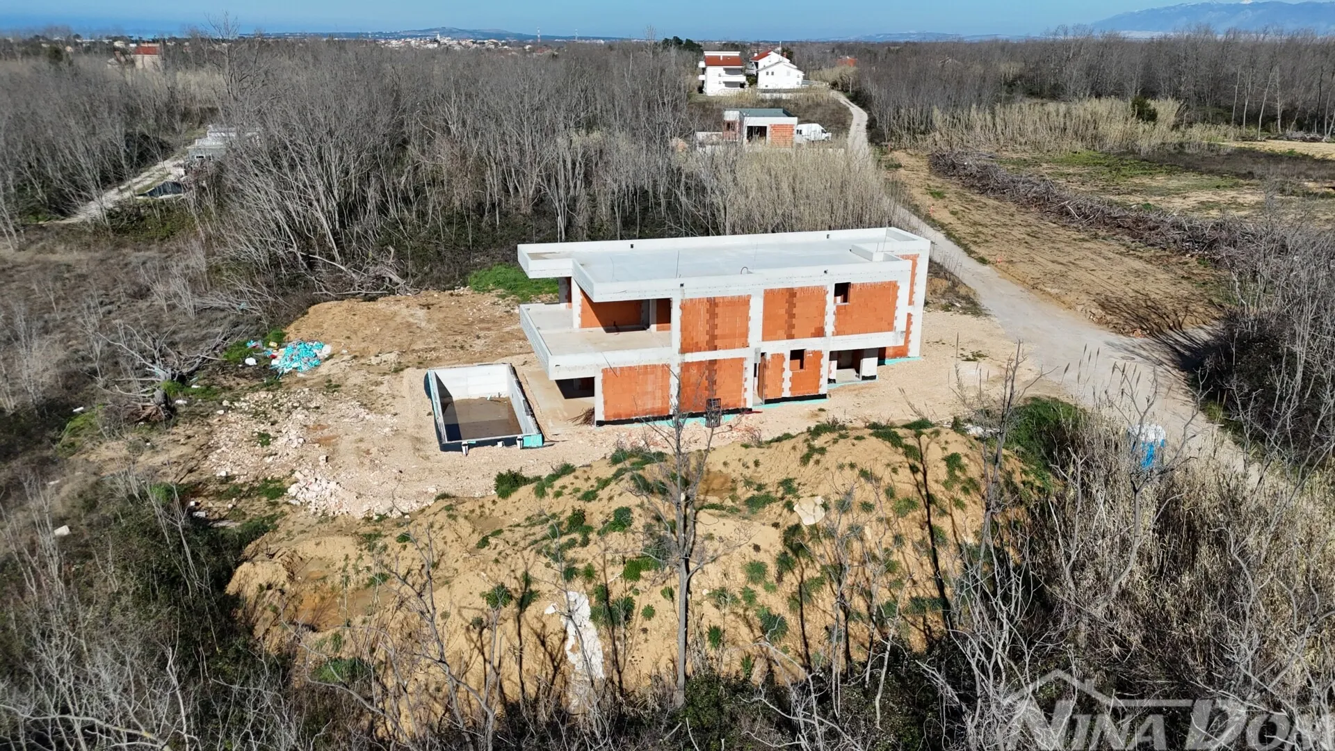 privlaka - zadar - moderna vila u izgradnji 700 m od mora - slika 11