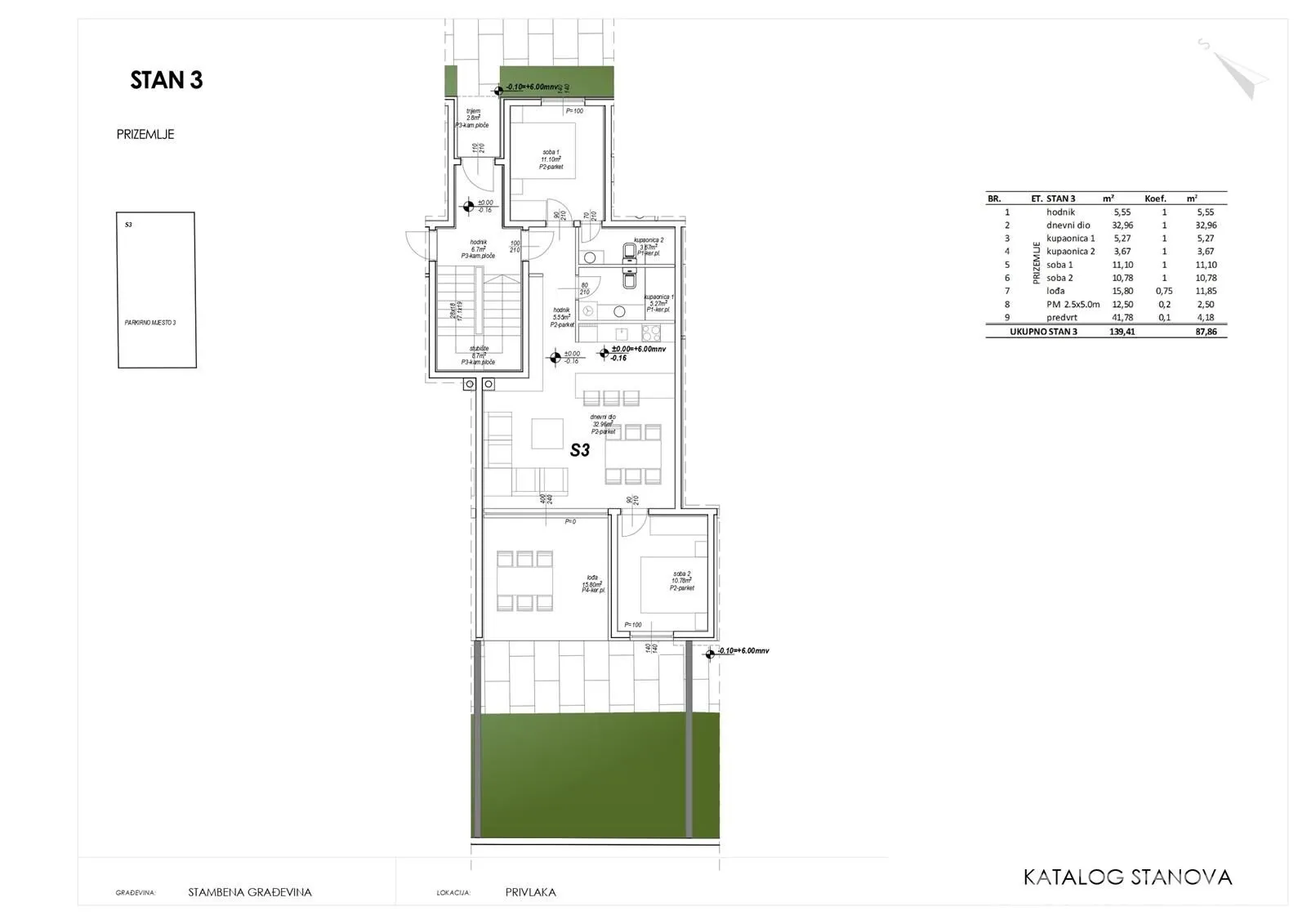 luksuzna apartmanska zgrada - drugi red od mora - pogled na more - slika 13