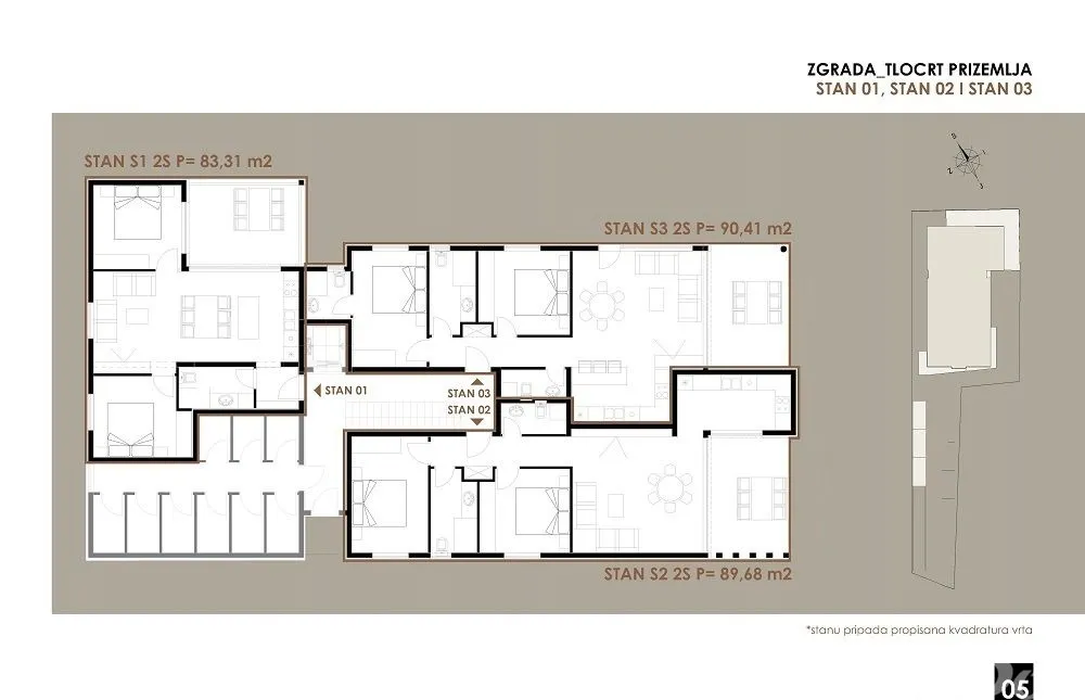 apartman u prizemlju s vrtom, blizina mora i plaže - slika 5