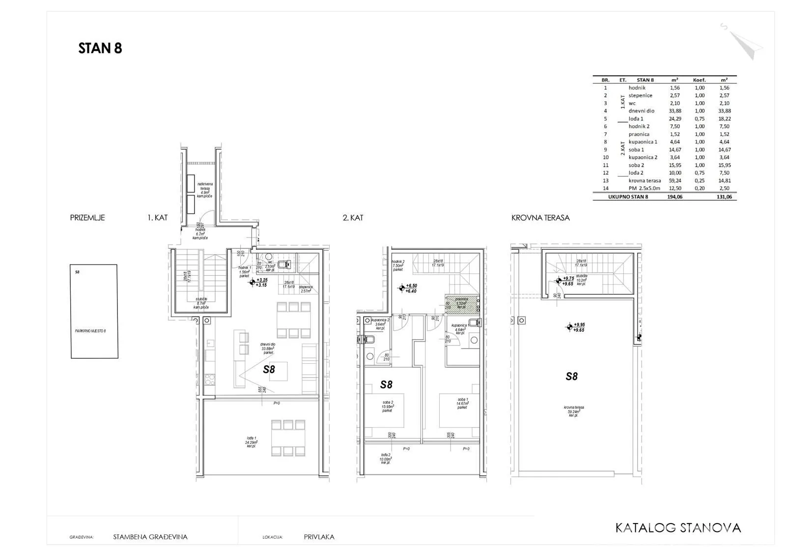 luksuzna apartmanska zgrada - drugi red od mora - pogled na more - slika 19