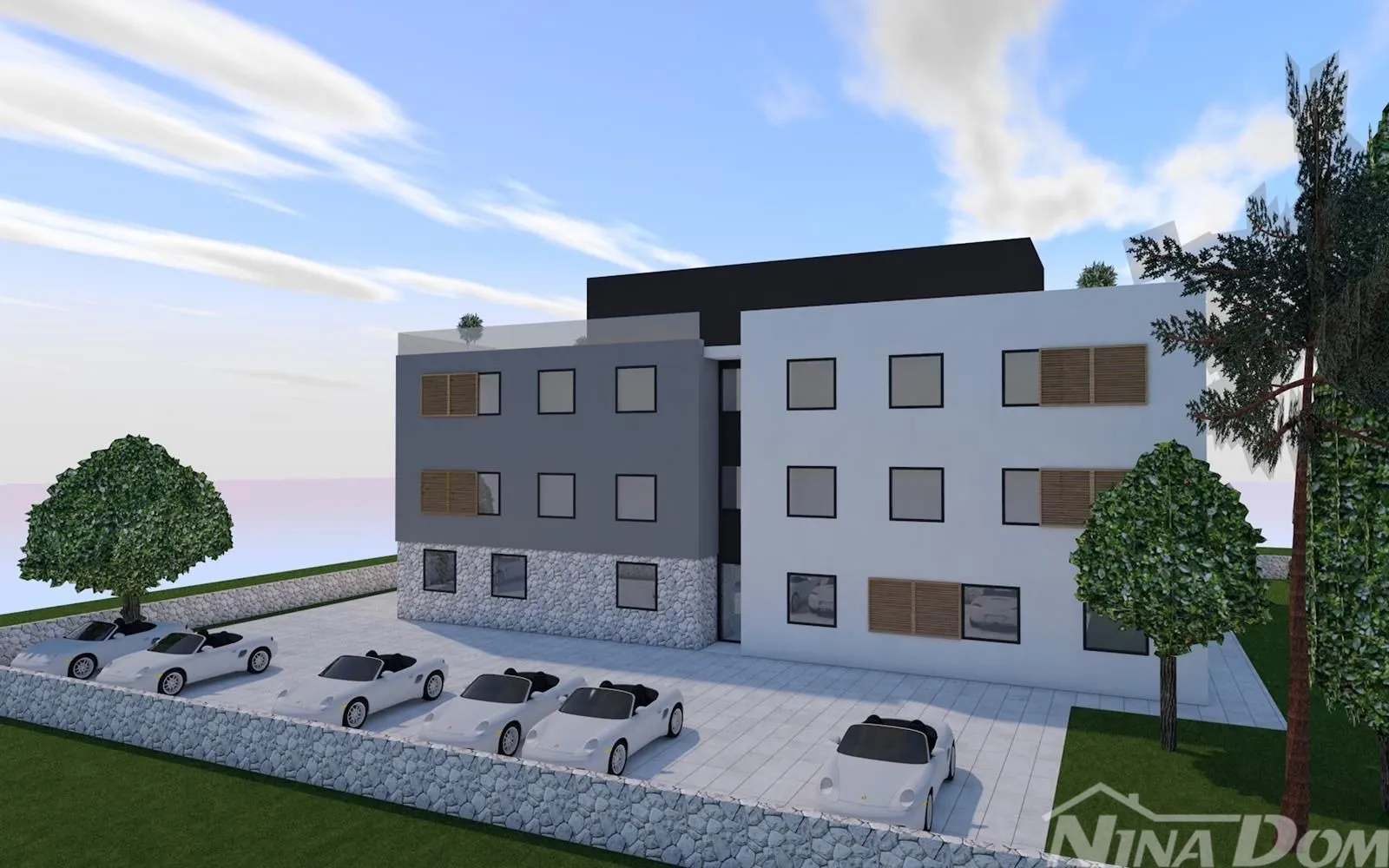 luksuzna apartmanska zgrada - drugi red od mora - pogled na more - slika 6