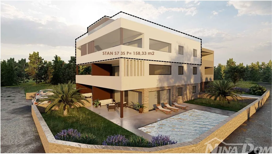hrvatska, privlaka dalmacija- luksuzna penthouse- 60 metara od mora - slika 6