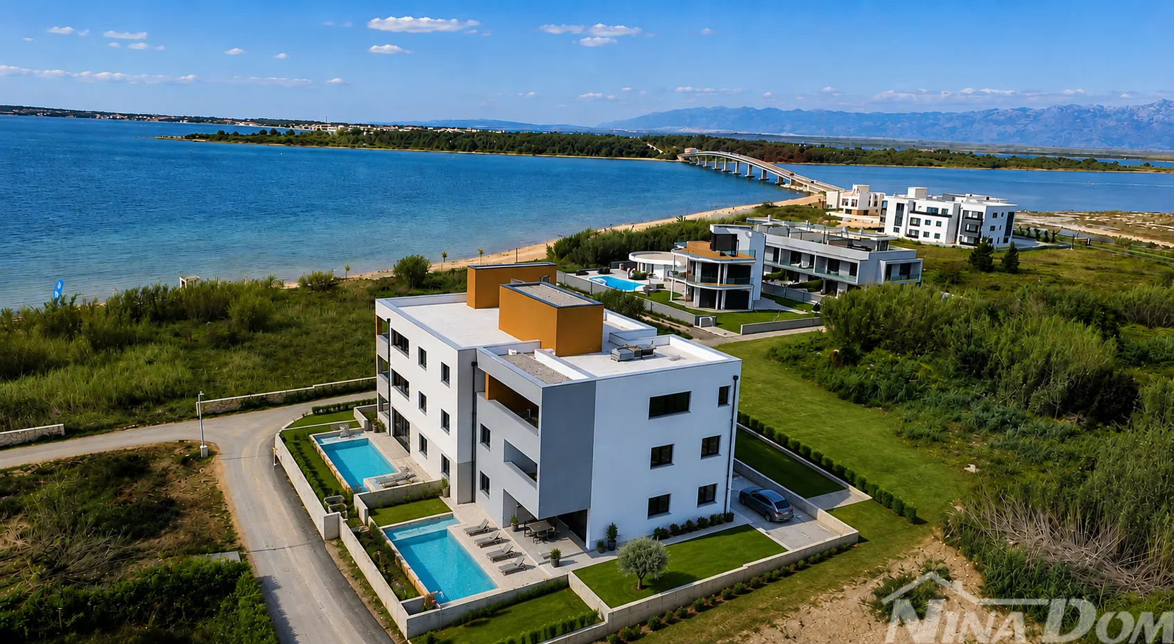 Hrvatska- Privlaka Dalmacija- Luksuzan Stan ( S4 ) 60 Metara Od Mora - Privlaka, Privlaka