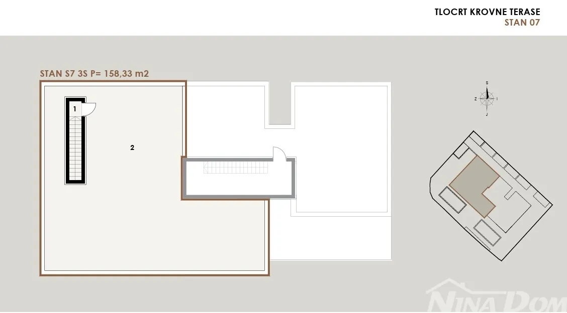 hrvatska, privlaka dalmacija- luksuzna penthouse- 60 metara od mora - slika 10