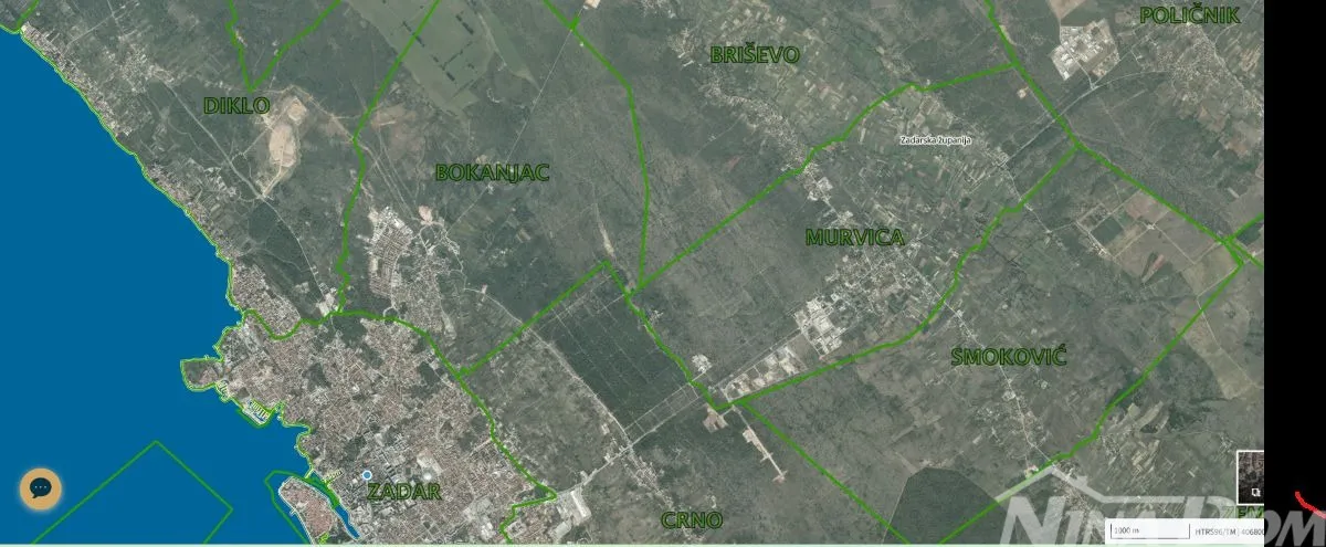 građevinsko zemljište nadomak zadra mir i priroda savršena lokacija - slika 2