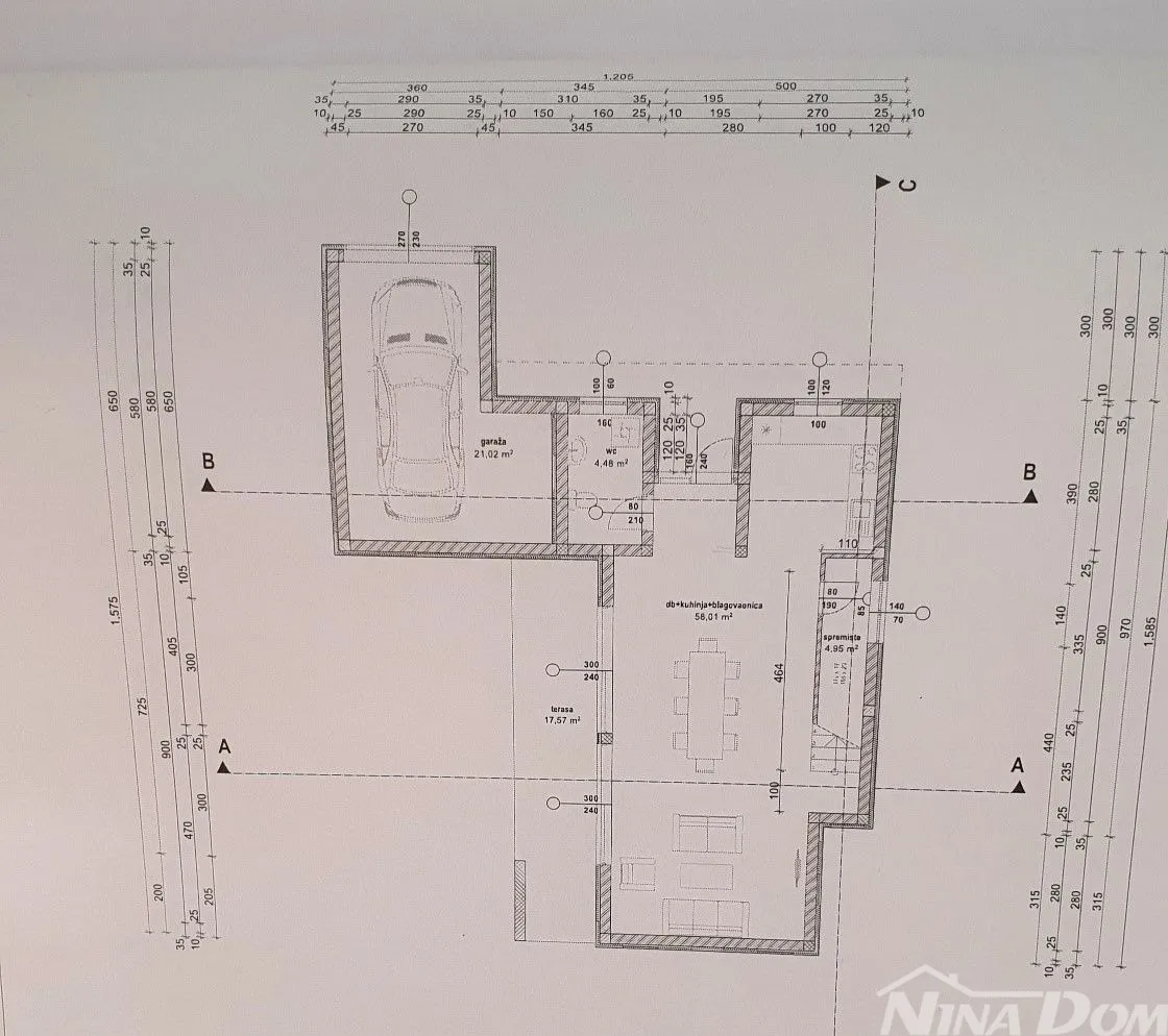 villa u centru otoka vira s bazenom - slika 7