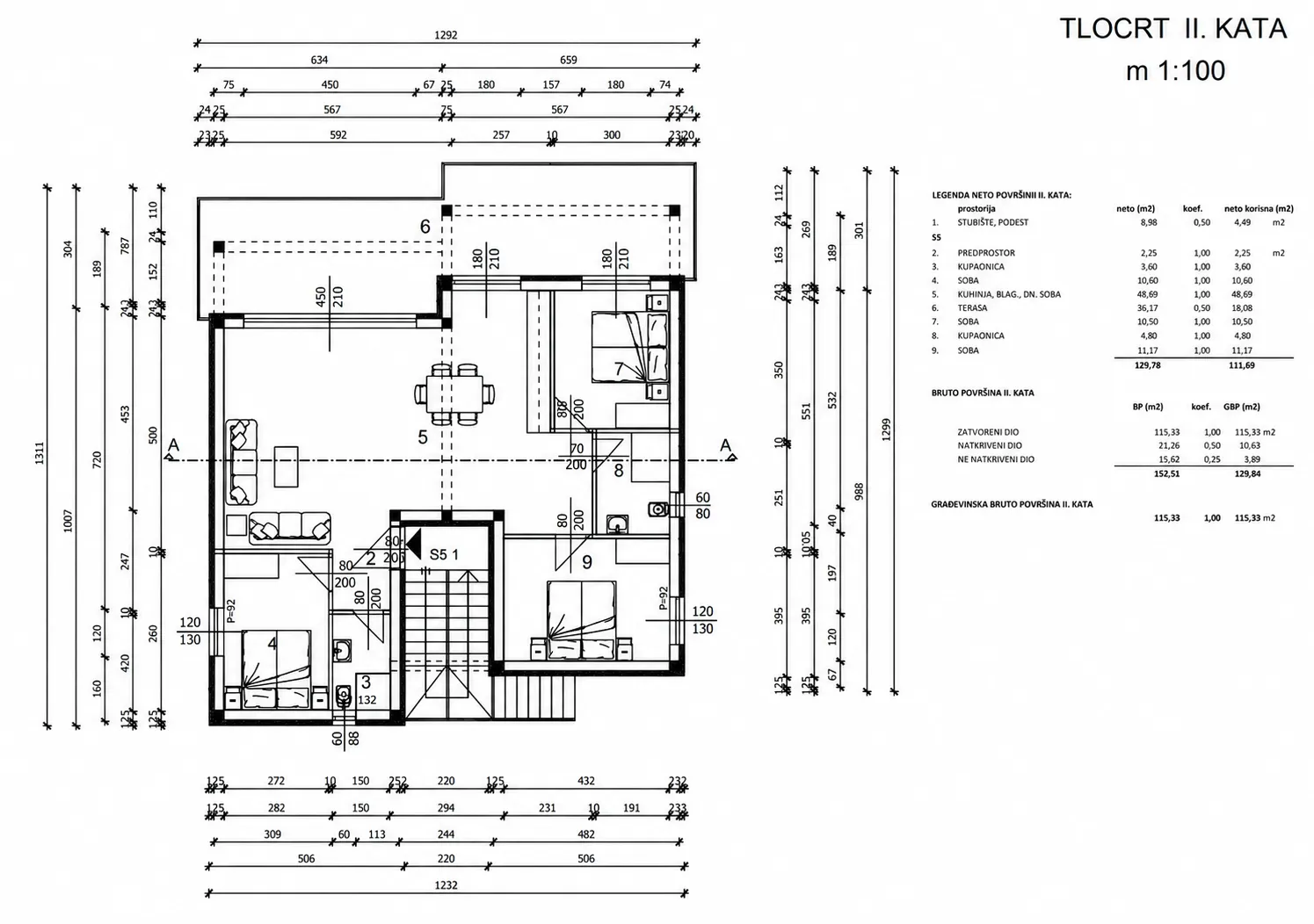 penthouse- privlaka dalmacija- 300 m od mora - slika 12